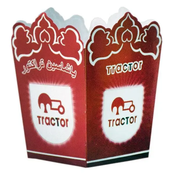 ظرف پاپ کورن مدل تراکتور بسته 10 عددی - 2