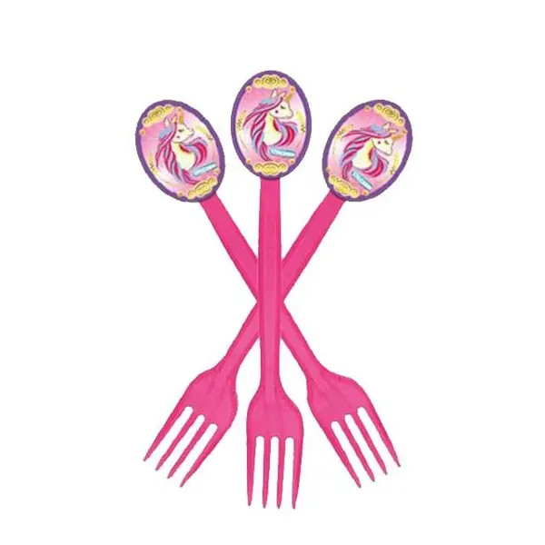 چنگال تولد اسب تک شاخ 12 عددی Unicorn - 5