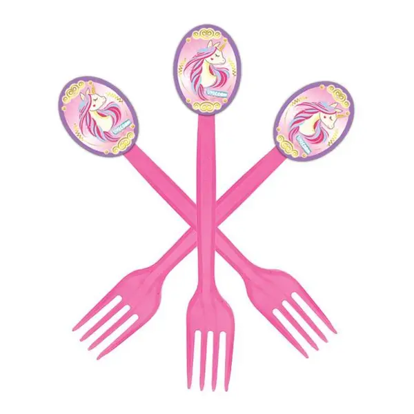 چنگال تولد اسب تک شاخ 12 عددی Unicorn - 6