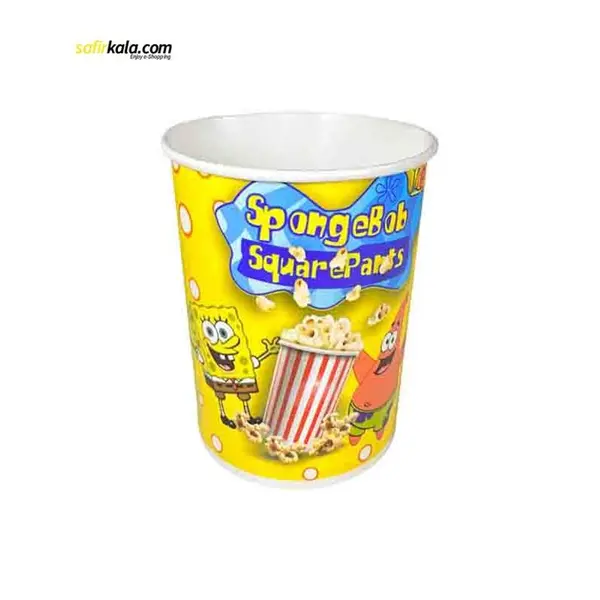 ظرف پاپ کورن مدل باب اسفنجی کد R7343 - 2
