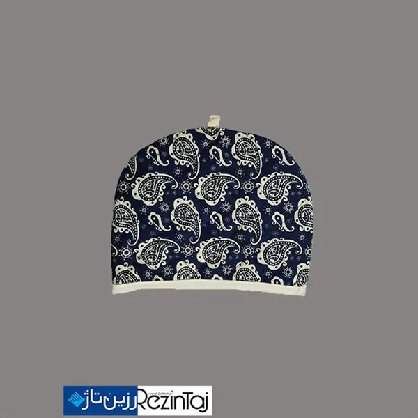 روقوری کتان رزین تاژ طرح ترمه - 4