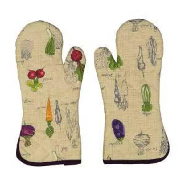 دستکش فر چاپی رزین تاژ طرح تربچه - 3
