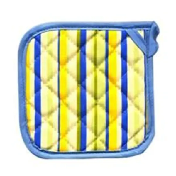 دستگیره کتان 20 × 20 رزین تاژ طرح اسپرید آبی - 4