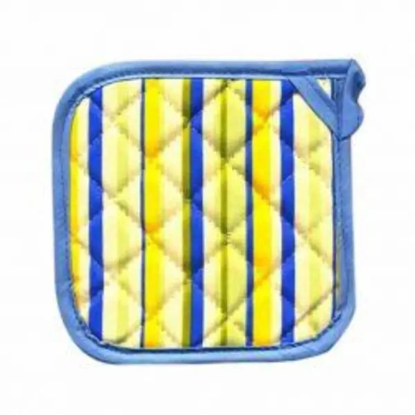 دستگیره کتان 20 × 20 رزین تاژ طرح اسپرید آبی - 3