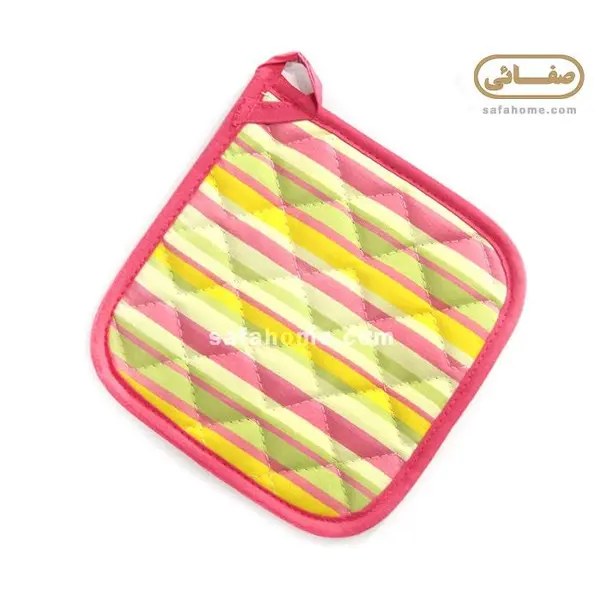 دستگیره کتان 20 × 20 رزین تاژ طرح اسپرید آبی - 2