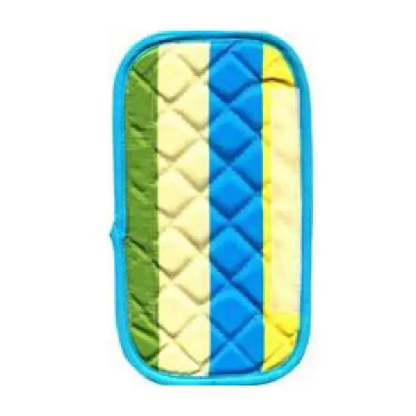 دستگیره یخچال کتان 30 × 15 رزین تاژ طرح رابید آبی - 2