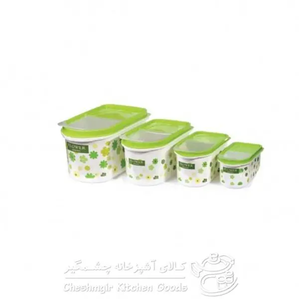 سرویس پلاستیک 8 پارچه لیمون