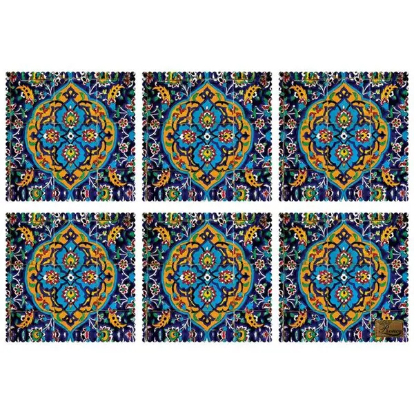 زیربشقابی مخمل رنس مدل U1-42016 سایز 30x30 سانتی متر - 2