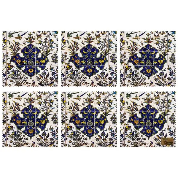 زیربشقابی مخمل رنس مدل U1-42021 سایز 30x30 سانتی متر - 2