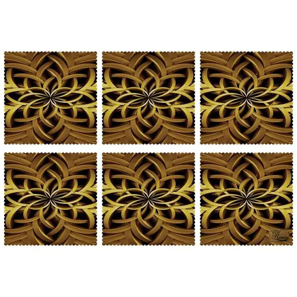 زیربشقابی مخمل رنس مدل U1-42140 سایز 30x30 سانتی متر - 2