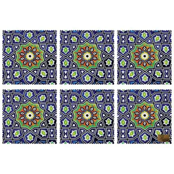 زیربشقابی مخمل رنس مدل U1-42420 سایز 30x30 سانتی متر