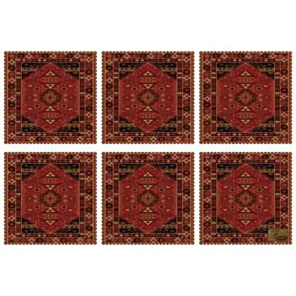 زیربشقابی مخمل رنس مدل U1-42455 سایز 30x30 سانتی متر