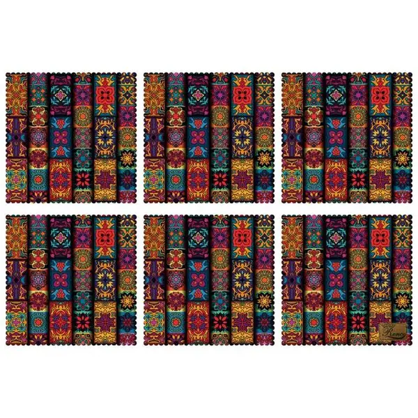 زیربشقابی مخمل رنس مدل U1-42525 سایز 30x30 سانتی متر
