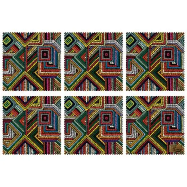 زیربشقابی مخمل رنس مدل U1-42545 سایز 30x30 سانتی متر