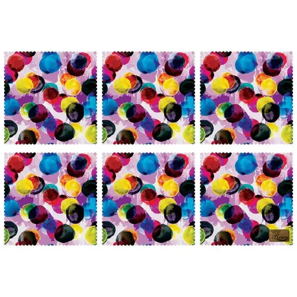 زیربشقابی مخمل رنس مدل U1-42548 سایز 30x30 سانتی متر