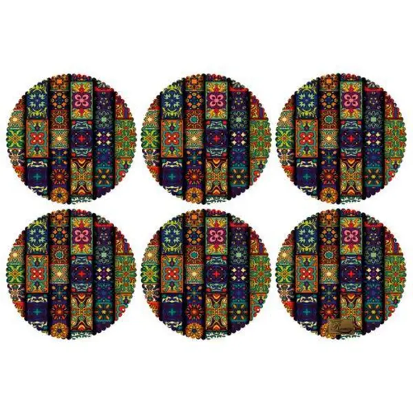 زیربشقابی مخمل رنس مدل U2-42075 سایز 30x30 سانتی متر - 2