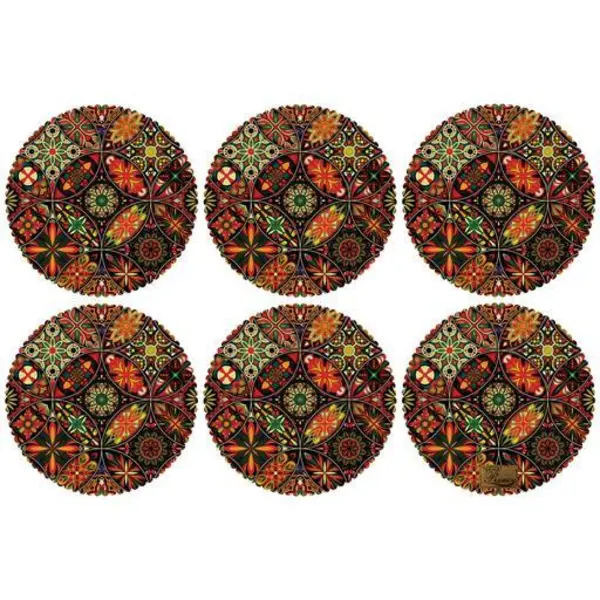 زیربشقابی مخمل رنس مدل U2-42543 سایز 30x30 سانتی متر - 2
