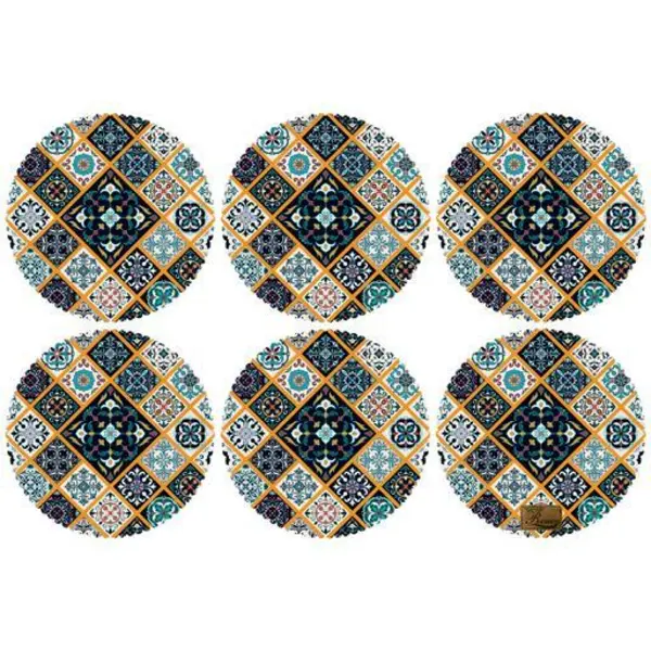 زیربشقابی مخمل رنس مدل U2-42549 سایز 30x30 سانتی متر - 2