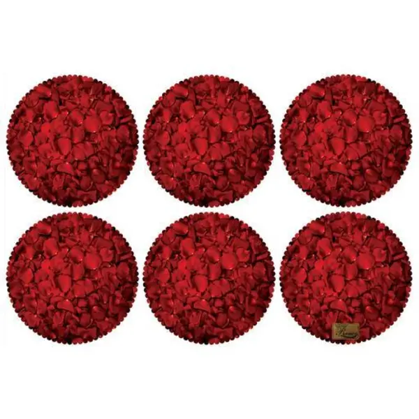 زیربشقابی مخمل رنس مدل U2-42803 سایز 30x30 سانتی متر - 2