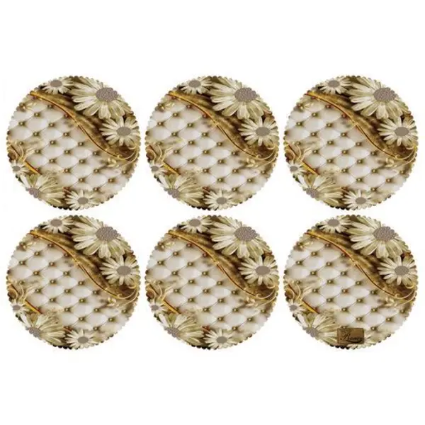 زیربشقابی مخمل رنس مدل U2-42817 سایز 30x30 سانتی متر - 2