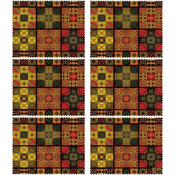 زیربشقابی مخمل رنس مدل U3-42551 سایز 40x35 سانتی متر - 2
