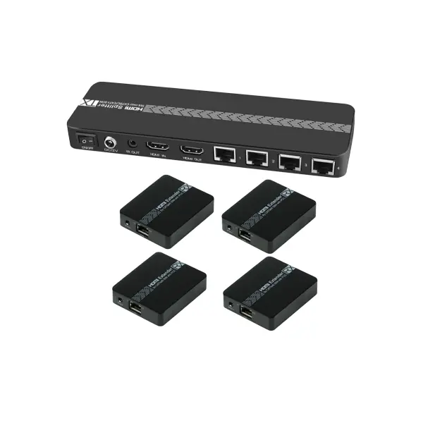 اسپلیتر 1 به 4 HDMI ویکینگ مدل V-King VK-E14 HDMI Splitter