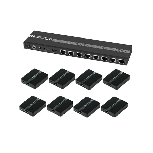 اسپلیتر 1 به 8 HDMI ویکینگ مدل V-King VK-E18 HDMI Splitter