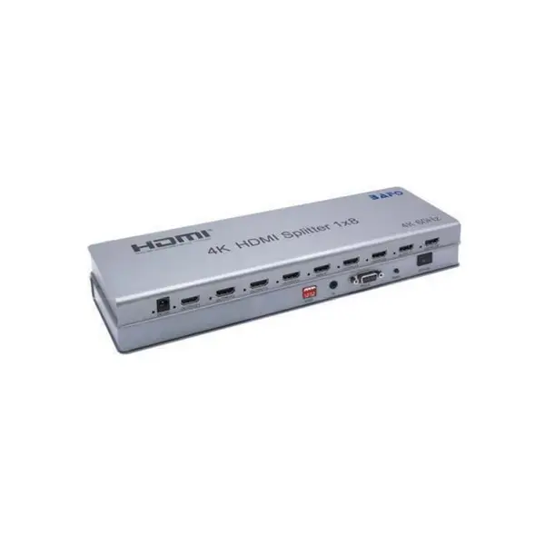 اسپلیتر 8 پورت HDMI 2.0 بافو BF-H138 4K