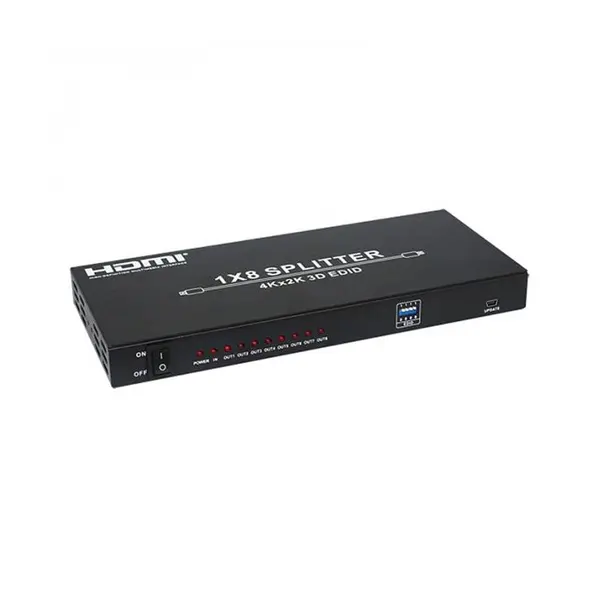 اسپلیتر 8 پورت HDMI سه بعدی با قابلیت EDID فرانت - 3