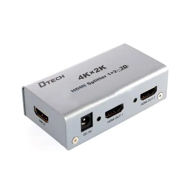 اسپلیتر HDMI 4K دو پورت Dtech DT-7142 - 2