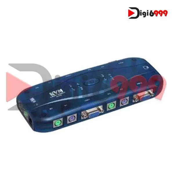 Kvm چهار پورت P-net PS2 Auto - 3