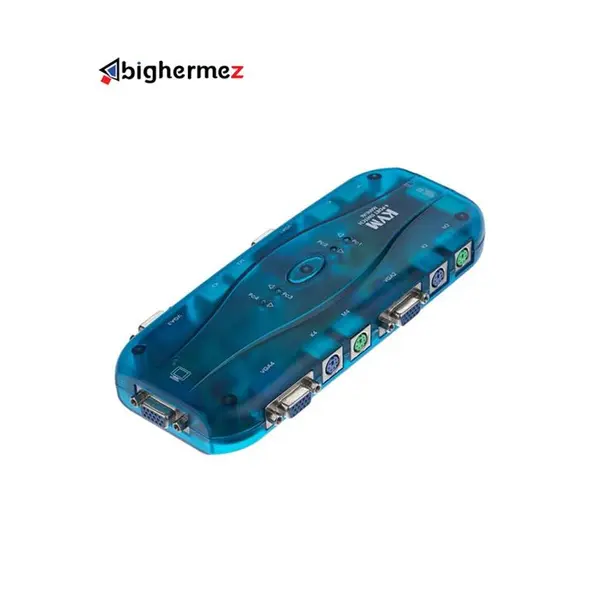 Kvm چهار پورت P-net PS2 Auto - 2