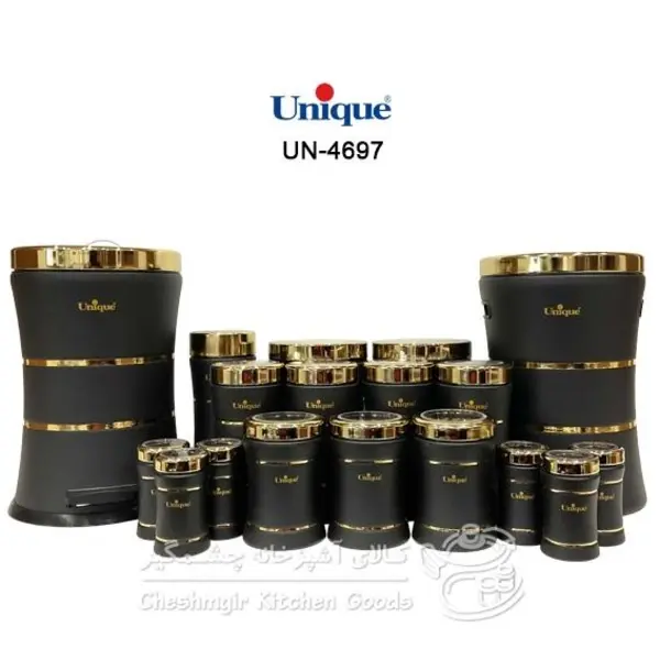 سرویس آشپزخانه 18 پارچه یونیک کمر باریک خطی UN-4697 - 2