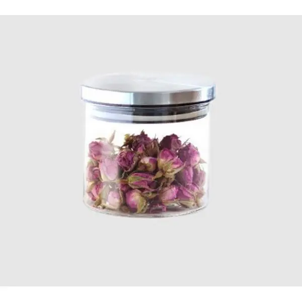 بانکه حبوبات شیشه ای درب استیل 300 یونیک UN-1279 unique - 4