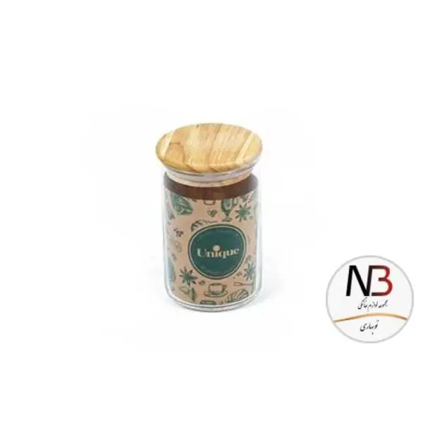 بانکه ادویه درب چوبی 300 یونیک مدل UN-1306 - 4