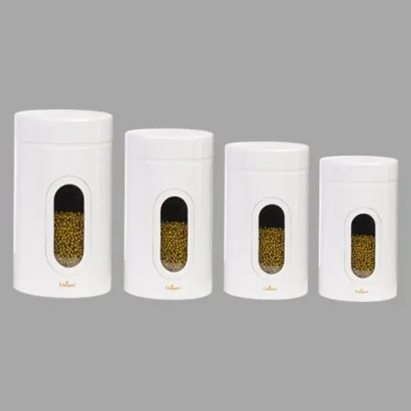 ظرف حبوبات در 4 سایز پنجره دار یونیک UN-5995 unique - 6
