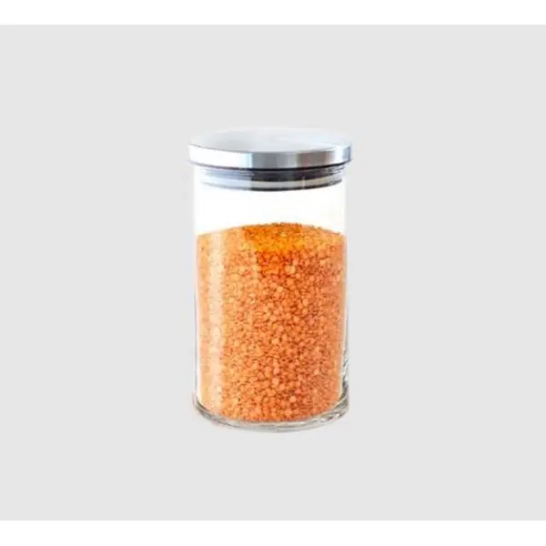 بانکه حبوبات شیشه ای درب استیل 900 یونیک UN-1275 unique - 2