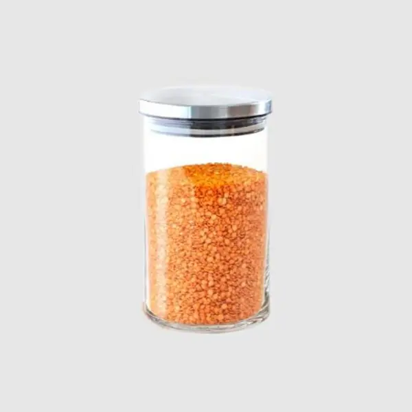 بانکه حبوبات شیشه ای درب استیل 900 یونیک UN-1275 unique - 4