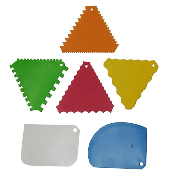 کاردک و شانه کیک مدل gh581 مجموعه 6 عددی