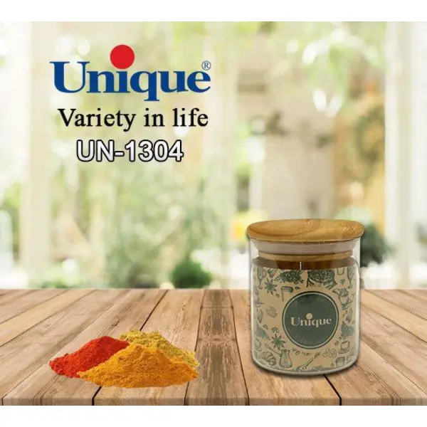 بانکه ادویه درب چوبی یونیک مدل UN-1304 - 3