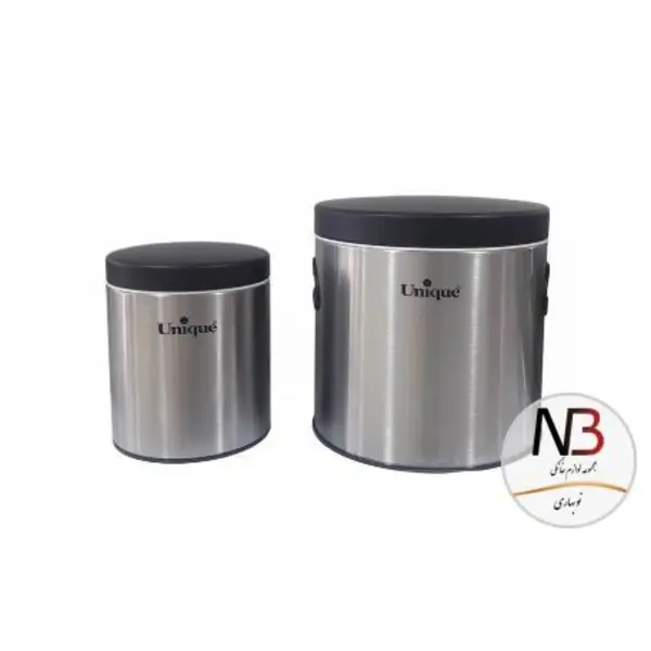 سطل قند و شکر استیل یونیک مدل UN1612 - 4