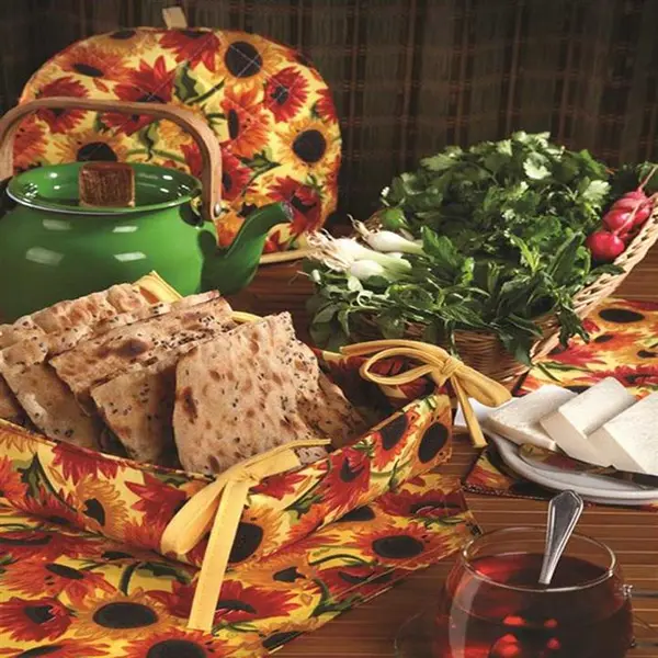 سبد نان چاپی رزین تاژ طرح آفتابگردان - 2