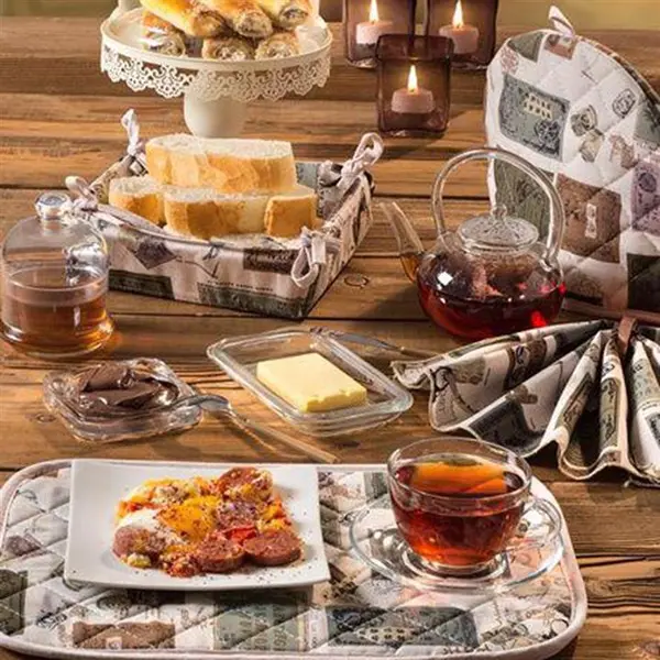 سبد نان چاپی رزین تاژ طرح نخ سوزن - 2