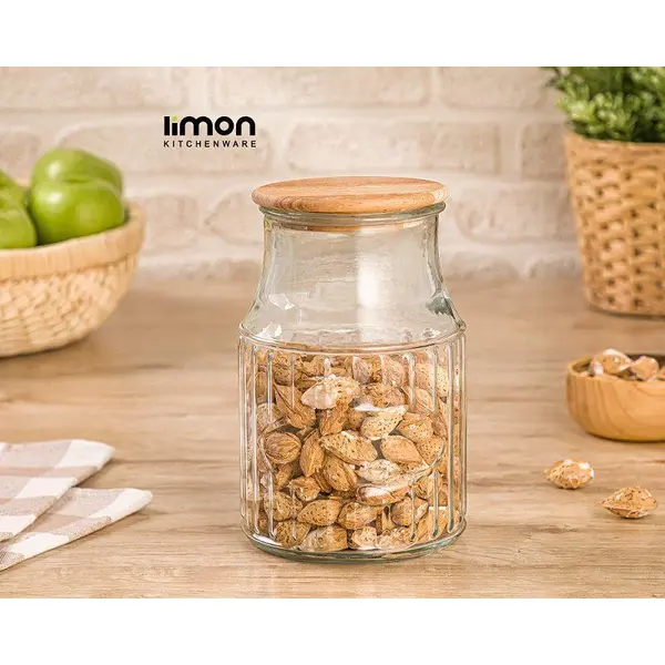 بانکه درب چوبی 1.2 لیتری لیمون 2261 - 3