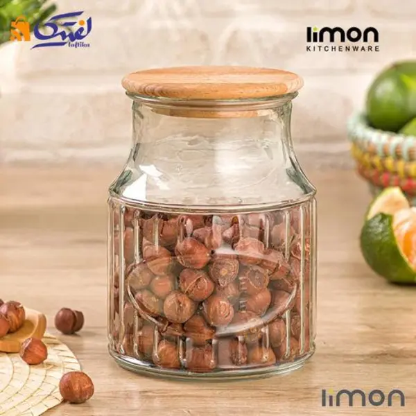 بانکه درب چوبی 1 لیتری لیمون 2262 - 4