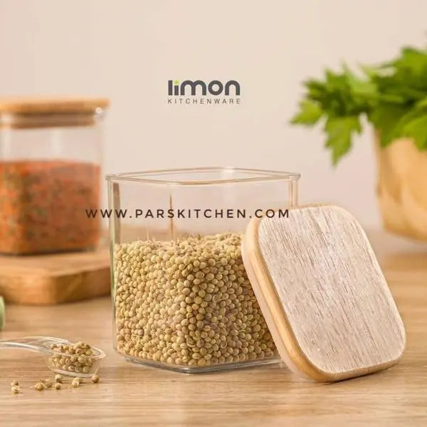 بانکه چهارگوش نشکن سایز3 سارینا لیمون 270 میلی لیتر لیمون Limon - 2
