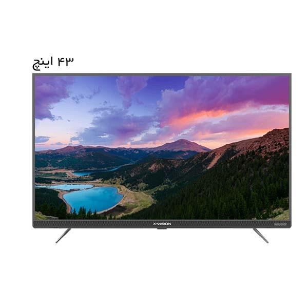 تلویزیون هوشمند ایکس ویژن LED TV Smart XVision 43XT725 سایز 43 اینچ