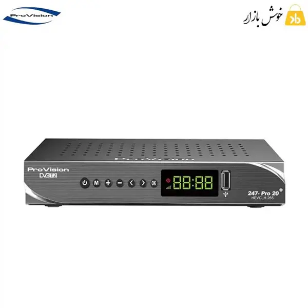 گیرنده دیجیتال پروویژن 247 پرو 20 پلاس - HEVC/H265