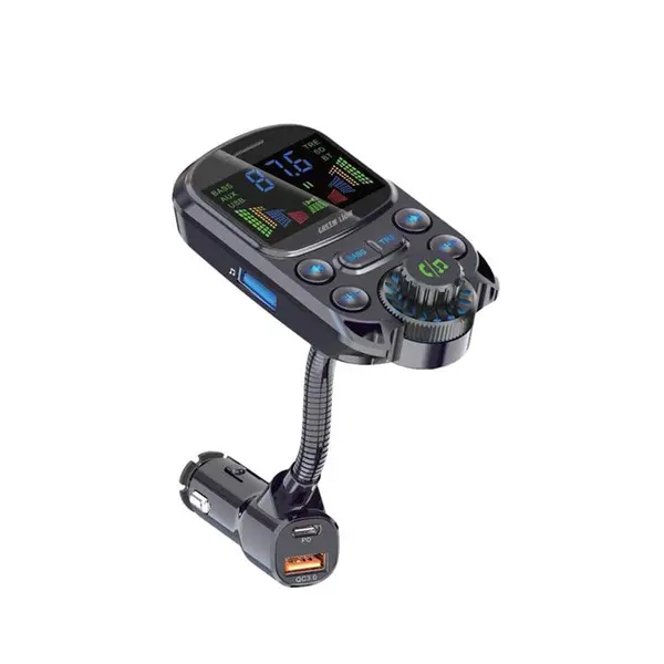 پخش کننده اف ام خودرو گرین لاین مدل BT Hands-Free FM Car Charger 2 - 2