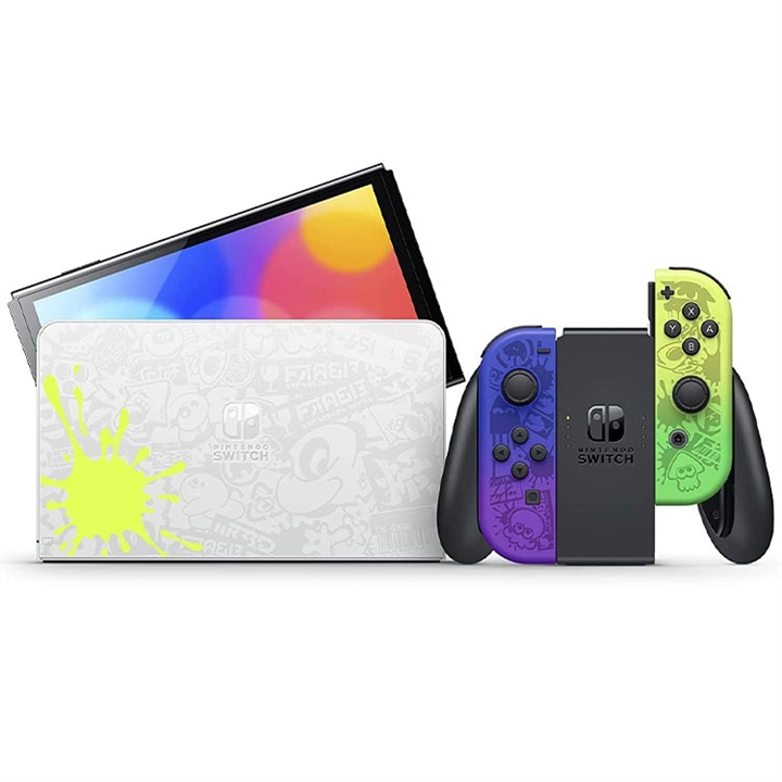 کنسول بازی Nintendo Switch Oled طرح Splatoon 3